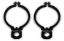 Mount Fire Bottle 5.25in ID 1-3/4in Tube Mnt Pair