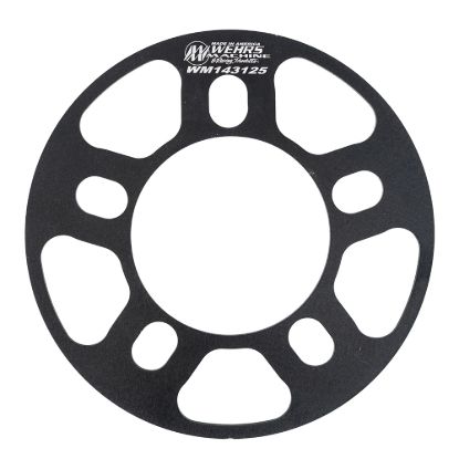 Wheel Spacer 1/8in Small 5 Alum