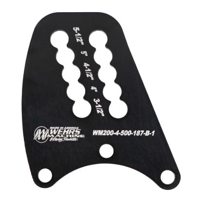 Top Link Plate Q/C Rear- End Dbl Slot 1/2in Holes