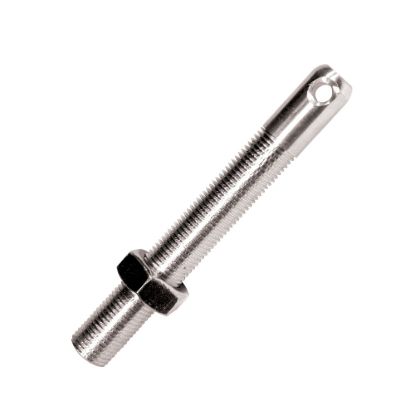 Hood Pin w/o Flange Gundrilled 4in Long