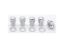 Lug Nuts 1/2 RH Closed End w/Washers (5pk)
