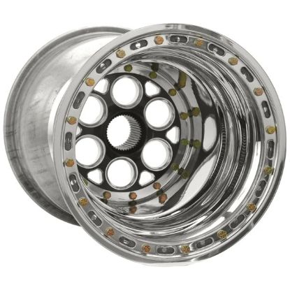 15x17 Blk Magnum Sprint Wheel 7in BS DB