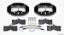 Rear Brake Kit 65-82 Corvette Black Caliper