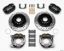 Rear Brake Kit Big Ford New 2.50in Blk Drilled