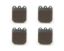 Pad Set  BP-20  6812 Billet Dynalite Single