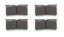 Pad Set  BP-28  7416 Superlite Narrow Mount