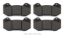 Brake Pad Set BP-45 6712 Forged DynaPro