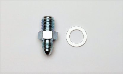 Adapter Fitting -3an to 7/16-20 w/Crush Washer
