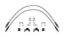 Brake Line Kit 25in x 3/8-24 to 90 Deg.