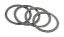 BBC Flat Spiral Pin Locks - 4 Per Pack