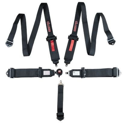 Harness 5PT Black Cam L 2 In Shoulder SFI 16.1