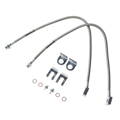 Picture of Rubicon Express Front and Rear Suspension Shock Absorbers / Control Arms / Axle Shafts / Frame Stiffeners / Brake Lines Kit - RE1550