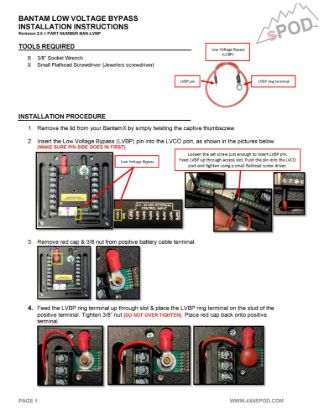 Picture of sPOD Battery Low Voltage Indicator - 860005