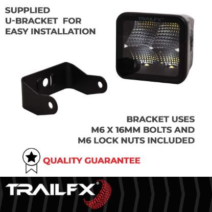Picture of TrailFX Driving Light - 2X2CFBK