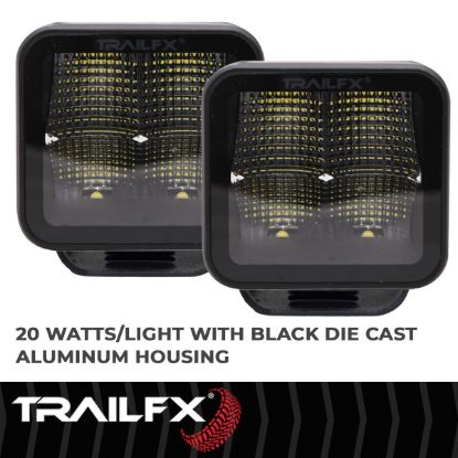 Picture of TrailFX Driving Light - 2X2CFBKPR