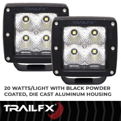 Picture of TrailFX Driving Light - 2X2CFPR
