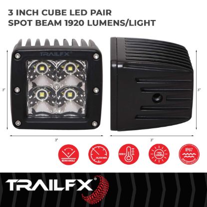 Picture of TrailFX Driving Light - 2X2CSPPR