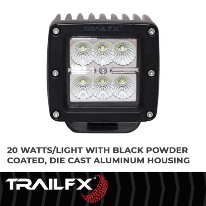Picture of TrailFX Driving Light - 3X2CF