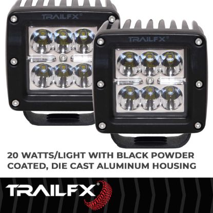 Picture of TrailFX Driving Light - 3X2CSPPR