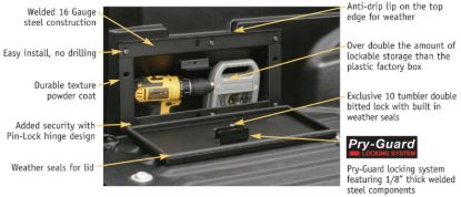 Picture of Tuffy Security Products Truck Bed Storage Box - 161-01