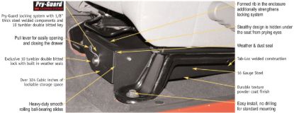Picture of Tuffy Security Products Seat Storage Drawer - 247-01