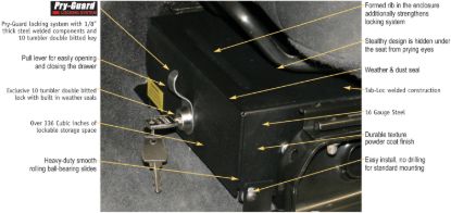 Picture of Tuffy Security Products Seat Storage Drawer - 248-01
