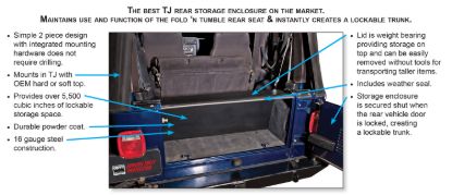 Picture of Tuffy Security Products Cargo Area Security Enclosure - 296-01