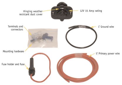 Picture of Tuffy Security Products 12 Volt Accessory Power Outlet - 862