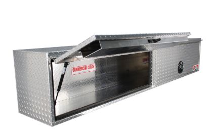 Picture of Unique Truck Accessories Truck Bed Side Rail Tool Box - HTB96C-BT