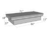 Picture of Unique Truck Accessories Truck Bed Storage Box Lid - RB117FL
