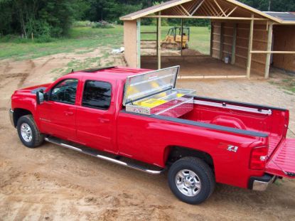 Picture of Unique Truck Accessories Truck Bed Storage Box Lid - RB127FL