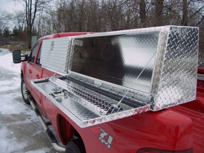 Picture of Unique Truck Accessories Truck Bed Side Rail Tool Box - TBS100-96D