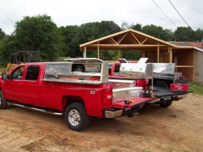 Picture of Unique Truck Accessories Truck Bed Side Rail Tool Box - TBS200-72