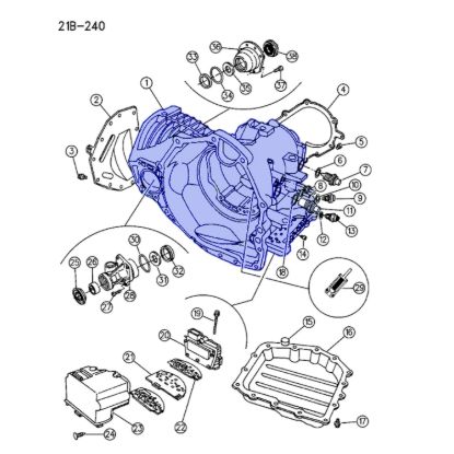 Picture of USA Standard Gear Automatic Transmission Case - ZM04883524AF