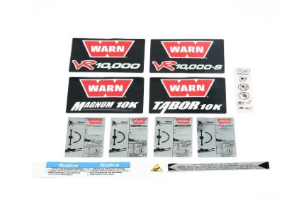 Picture of Warn Winch Label - 92066