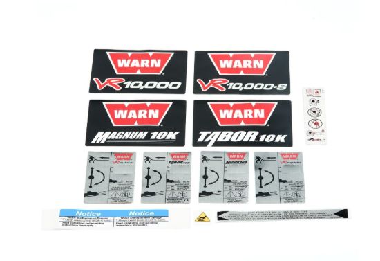 Picture of Warn Winch Label - 92066