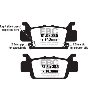 MXS FORMULA MX RACE PAD SET