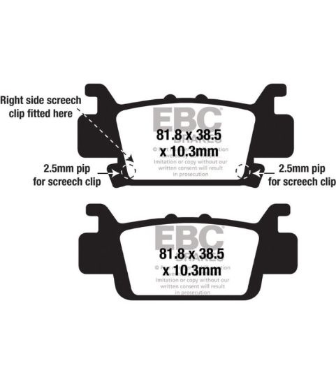 MXS FORMULA MX RACE PAD SET