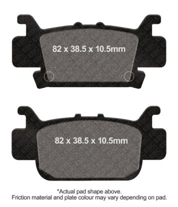 MXS FORMULA MX RACE PAD SET