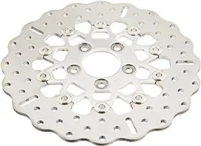 EBC POLISHED STAINLESS CONTOUR FLOATING DISC FOR HD