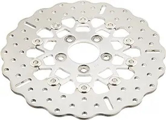 EBC POLISHED STAINLESS CONTOUR FLOATING DISC FOR HD