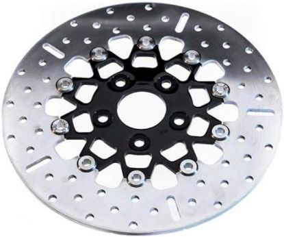 EBC BLACK CHROME CENTERD STAINLESS FLOATING DISC FOR HD
