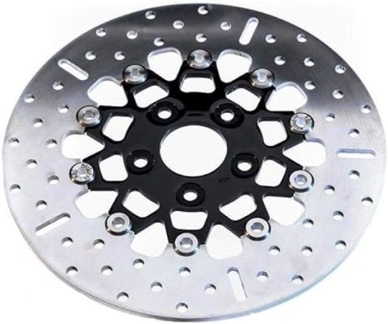 EBC BLACK CHROME CENTERD STAINLESS FLOATING DISC FOR HD