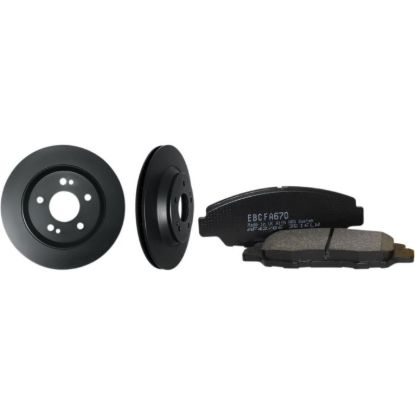 EBC PAIR OF EBC VENTED BRAKE DISC