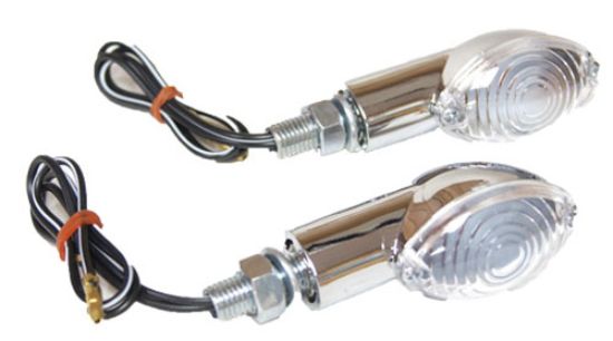 MINI CATEYE W/LITE CHR-CLEAR