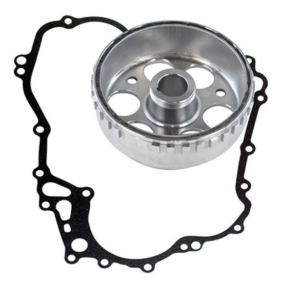 RMSTATOR KIT MAGNETO FLYWHEEL ROTOR + CRANKCASE COVER GASKET