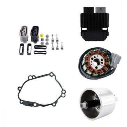 RMSTATOR REVOLT VOLTAGE REGULATOR + STATOR + FLYWHEEL + GASKET