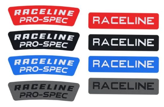 DECAL PACK INCLUDES 2 LIP DECALS 1 CAP DECAL BLUE, RED, BLACK,