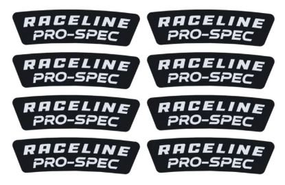 A14-ALPHA 17"BDLK RING DECAL(36.8MM)BLK 8PACK