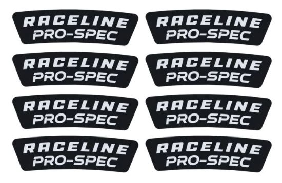 A14-ALPHA 17"BDLK RING DECAL(36.8MM)BLK 8PACK